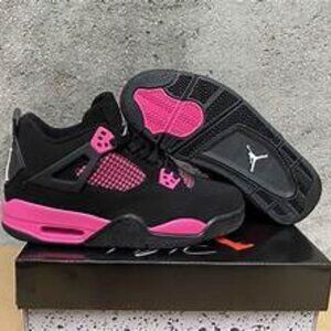 Hot pink Jordan 4s